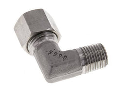 R 1/4'' Buitendraad x 10L RVS L-Fitting 90graden 315 Bar DIN 2353