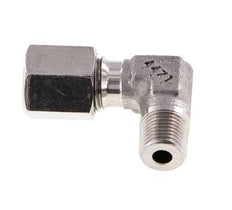 R 1/8'' Buitendraad x 6L RVS L-Fitting 90graden 315 Bar DIN 2353