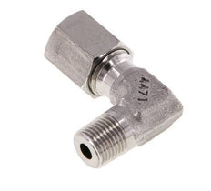 R 1/8'' Buitendraad x 6L RVS L-Fitting 90graden 315 Bar DIN 2353