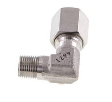R 1/8'' Buitendraad x 6L RVS L-Fitting 90graden 315 Bar DIN 2353