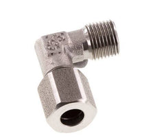 R 1/8'' Buitendraad x 6LL RVS L-Fitting 90graden 100 Bar DIN 2353