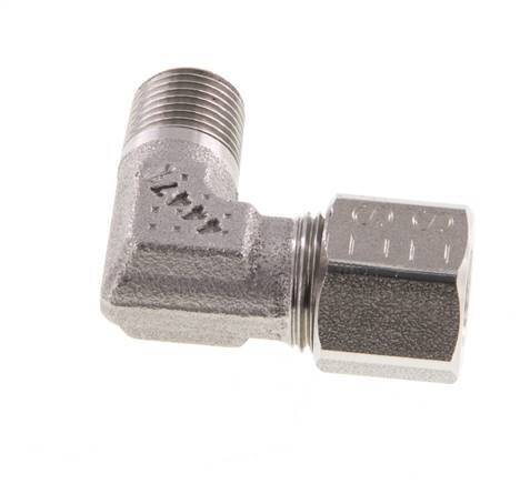 R 1/8'' Male x 8LL Stainless steel 90 deg Elbow Fitting 100 Bar DIN 2353