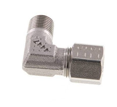 R 1/8'' Buitendraad x 8LL RVS L-Fitting 90graden 100 Bar DIN 2353