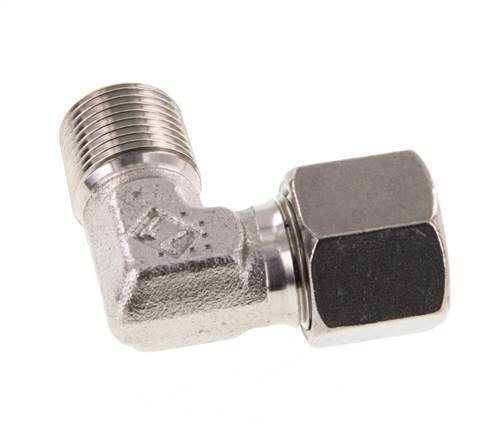 R 3/8'' Buitendraad x 10S RVS L-Fitting 90graden 630 Bar DIN 2353