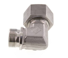 G 1'' Buitendraad x 25S RVS L-Fitting 90graden 400 Bar DIN 2353