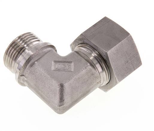 G 1'' Buitendraad x 25S RVS L-Fitting 90graden 400 Bar DIN 2353