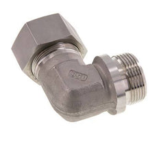 G 1 1/4'' Buitendraad x 30S RVS L-Fitting 90graden 400 Bar DIN 2353