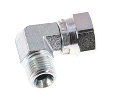 G 1/4'' M/F Verzinkt Stalen L-Fitting 90graden 350 Bar - Hydrauliek