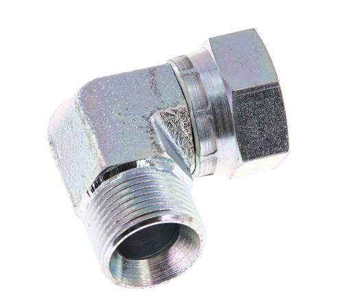 G 3/4'' M/F Verzinkt Stalen L-Fitting 90graden 175 Bar - Hydrauliek