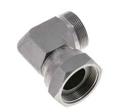 UN 2''-12 x UN 2''-12 M/F Zinc plated Steel 90 deg Elbow Fitting ORFS 250 Bar - Hydraulic