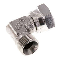 G 1/2'' M/F RVS L-Fitting 90graden 300 Bar - Hydrauliek