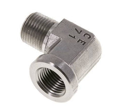 1/2'' NPT x 1/2'' NPT M/F Stainless steel 90 deg Elbow Fitting 210 Bar - Hydraulic