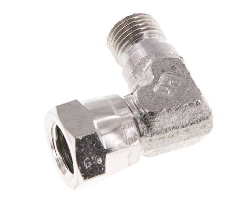 G 1/8'' M/F Stainless steel 90 deg Elbow Fitting 475 Bar - Hydraulic