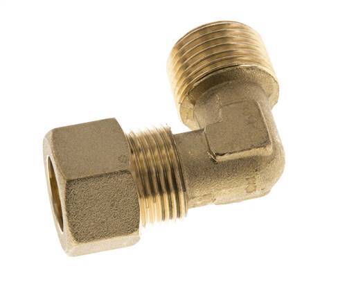 R 1/2'' Buitendraad x 15mm Messing L-Knelfitting 90 graden 82 Bar DIN EN 1254-2