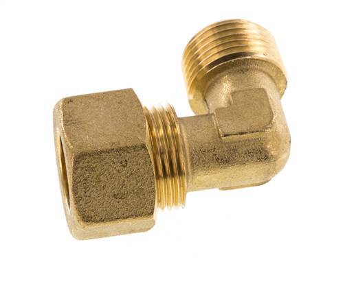 R 1/2'' Buitendraad x 16mm Messing L-Knelfitting 90 graden 76 Bar DIN EN 1254-2