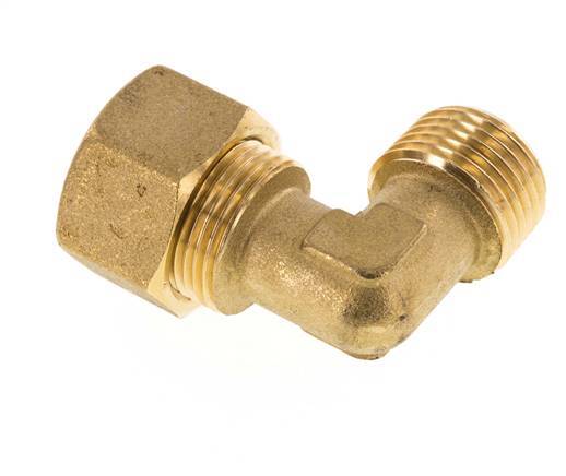 R 1/2'' Buitendraad x 16mm Messing L-Knelfitting 90 graden 76 Bar DIN EN 1254-2