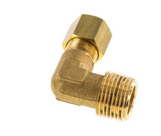 R 3/8'' Buitendraad x 8mm Messing L-Knelfitting 90 graden 135 Bar DIN EN 1254-2