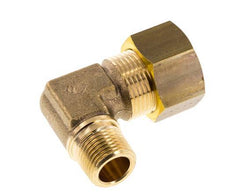 R 3/8'' Buitendraad x 16mm Messing L-Knelfitting 90 graden 76 Bar DIN EN 1254-2