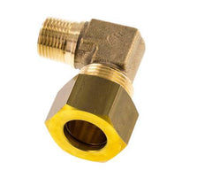 R 3/8'' Buitendraad x 16mm Messing L-Knelfitting 90 graden 76 Bar DIN EN 1254-2