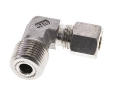 1/2'' NPT Male x 8S Stainless steel 90 deg Elbow Compression Fitting 630 Bar DIN 2353