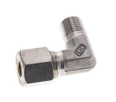 1/4'' NPT Male x 8S Stainless steel 90 deg Elbow Compression Fitting 630 Bar DIN 2353