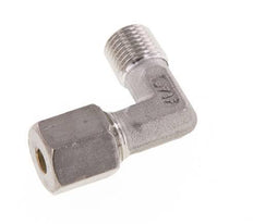 R 1/4'' Buitendraad x 6S RVS L-Knelfitting 90 graden 630 Bar DIN 2353
