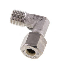 R 1/8'' Buitendraad x 8L RVS L-Knelfitting 90 graden 315 Bar DIN 2353
