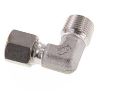 R 3/8'' Buitendraad x 8L RVS L-Knelfitting 90 graden 315 Bar DIN 2353