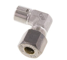R 3/8'' Buitendraad x 10S RVS L-Knelfitting 90 graden 630 Bar DIN 2353