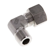 R 3/8'' Buitendraad x 12L RVS L-Knelfitting 90 graden 315 Bar DIN 2353