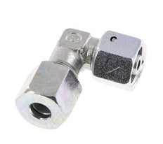 M16x1.5 x 8S Zinc plated Steel Adjustable 90 deg Elbow Fitting with Sealing cone and O-ring 630 Bar DIN 2353