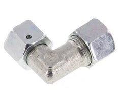 M20x1.5 x 12S Zinc plated Steel Adjustable 90 deg Elbow Fitting with Sealing cone and O-ring 630 Bar DIN 2353