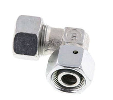 M22x1.5 x 15L Verzinkt Stalen Verstelbaar L-Fitting 90graden met Afdichtconus en O-ring 315 Bar DIN 2353