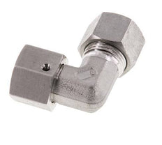 M18x1.5 x 12L RVS Verstelbaar L-Fitting 90graden met Afdichtconus en O-ring 315 Bar DIN 2353