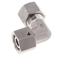 M18x1.5 x 12L RVS Verstelbaar L-Fitting 90graden met Afdichtconus en O-ring 315 Bar DIN 2353