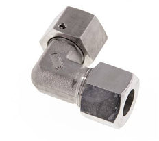 M22x1.5 x 14S RVS Verstelbaar L-Fitting 90graden met Afdichtconus en O-ring 630 Bar DIN 2353