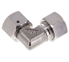 M22x1.5 x 15L RVS Verstelbaar L-Fitting 90graden met Afdichtconus en O-ring 315 Bar DIN 2353