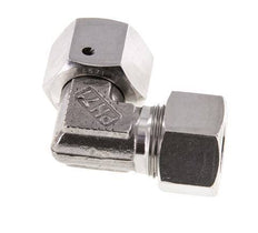 M22x1.5 x 15L RVS Verstelbaar L-Fitting 90graden met Afdichtconus en O-ring 315 Bar DIN 2353