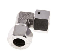 M22x1.5 x 15L RVS Verstelbaar L-Fitting 90graden met Afdichtconus en O-ring 315 Bar DIN 2353