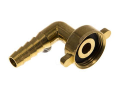 G 3/4'' x 10mm Messing Elbow 90deg Slangpilaar met NBR Afdichting en Vleugelmoer 16 Bar