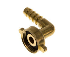 G 3/4'' x 10mm Messing Elbow 90deg Slangpilaar met NBR Afdichting en Vleugelmoer 16 Bar