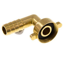 G 3/4'' x 13mm Messing Elbow 90deg Slangpilaar met NBR Afdichting en Vleugelmoer 16 Bar