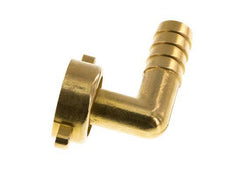 G 3/4'' x 13mm Messing Elbow 90deg Slangpilaar met NBR Afdichting en Vleugelmoer 16 Bar