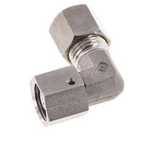 M16x1.5 x 8S RVS Verstelbaar L-Knelfitting 90 graden met Afdichtconus en O-ring 630 Bar DIN 2353