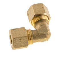 10mm Brass 90 deg Elbow Compression Fitting 95 Bar DIN EN 1254-2