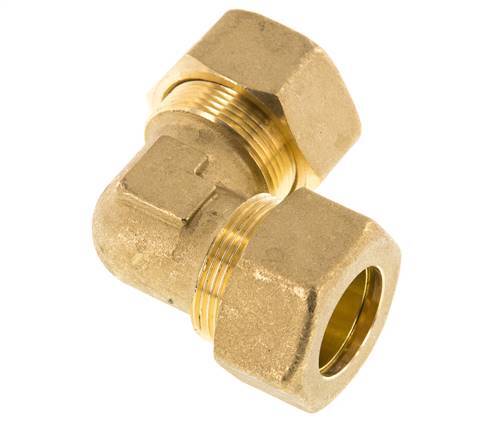 22mm Messing L-Knelfitting 90 graden 54 Bar DIN EN 1254-2