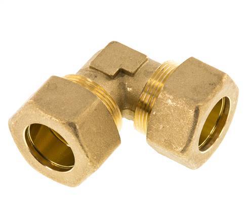 22mm Messing L-Knelfitting 90 graden 54 Bar DIN EN 1254-2