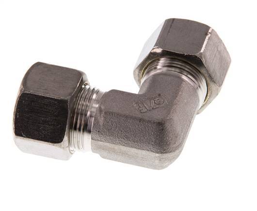 16S RVS L-Knelfitting 90 graden 400 Bar DIN 2353