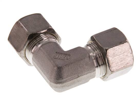 16S RVS L-Knelfitting 90 graden 400 Bar DIN 2353