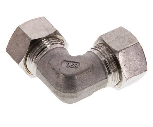 22L RVS L-Knelfitting 90 graden 160 Bar DIN 2353